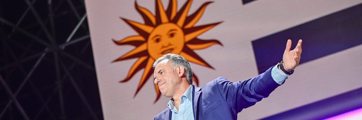 Yamandú Orsi's banner