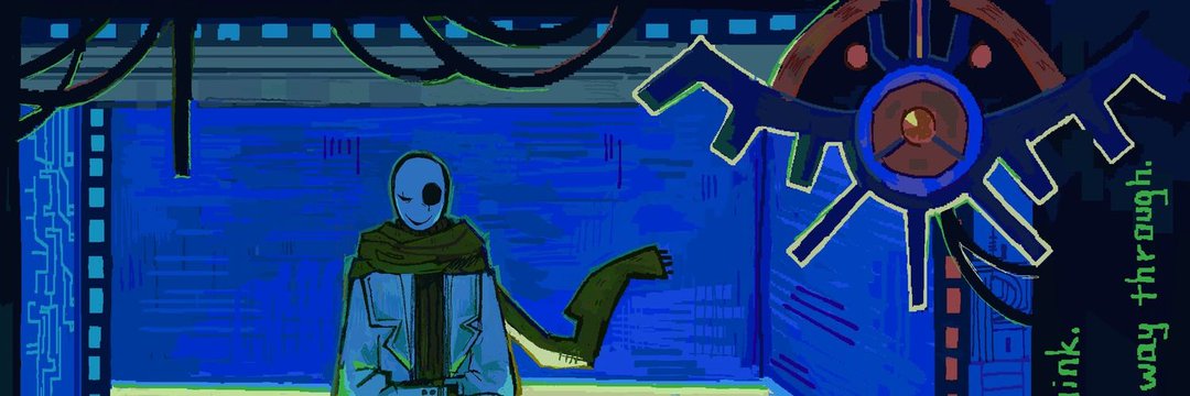 beff ♡ • 🍏💫 | sans and alphys bffisms 🍉's banner