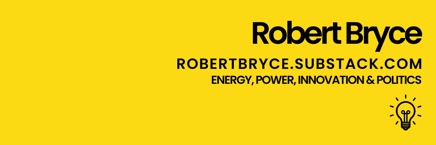 Robert Bryce's banner