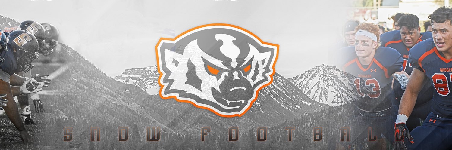 Snow College Badger Football's banner