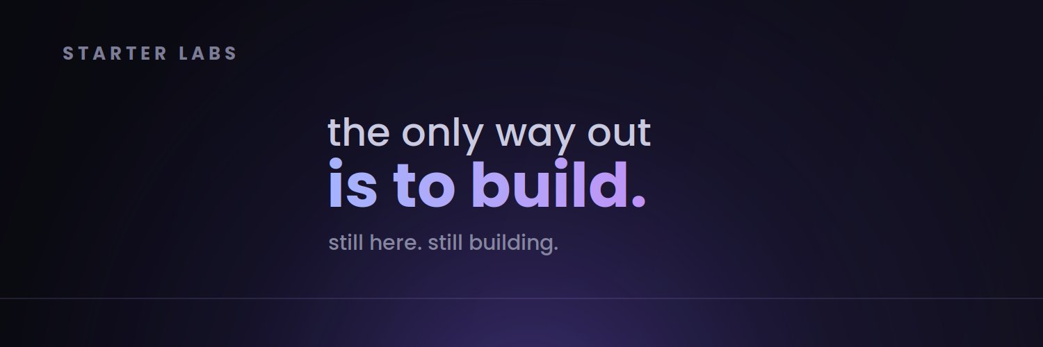 Starter Labs's banner