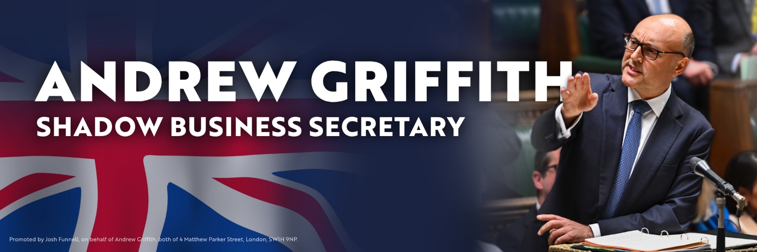 Andrew Griffith MP's banner