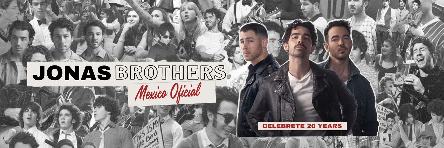 Jonas Brothers México's banner