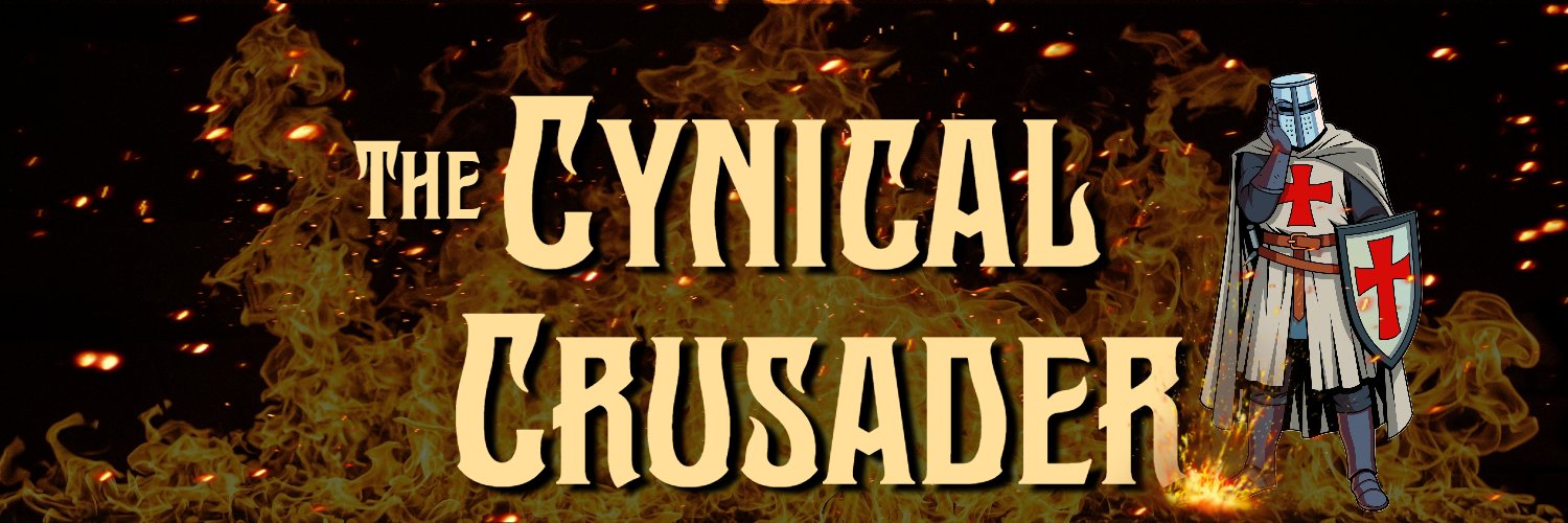 The Cynical Crusader's banner