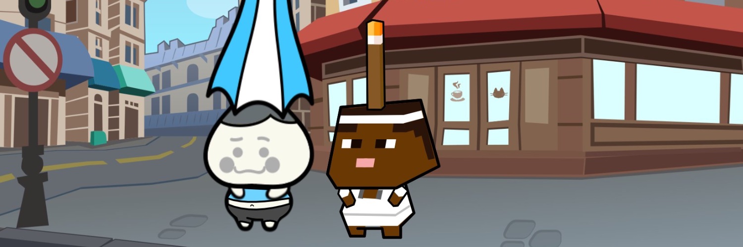 Just Blue's banner