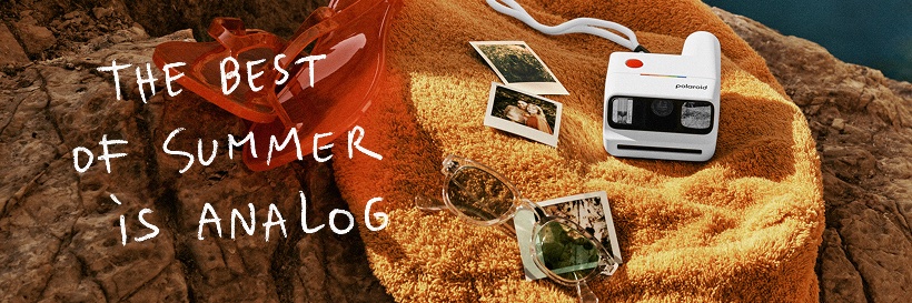 Polaroid's banner