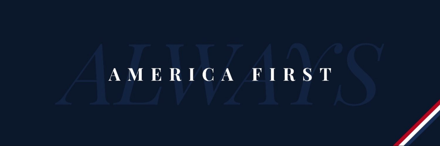 America First Policy Institute's banner