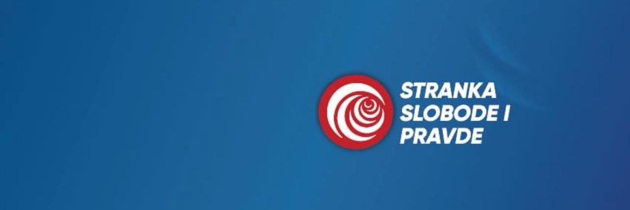 Stranka slobode i pravde Savski venac's banner