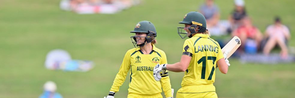 australian womens cricket with very little context's banner