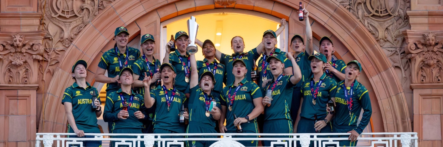 australian womens cricket with very little context's banner