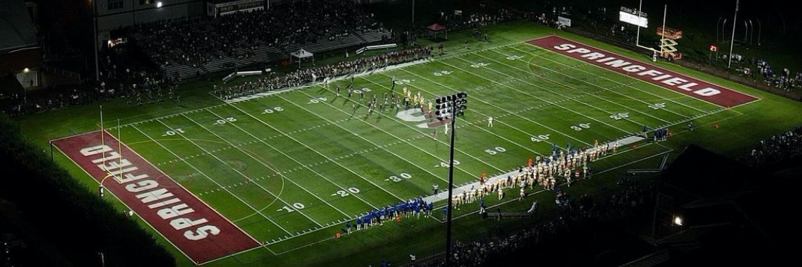 Springfield Football's banner