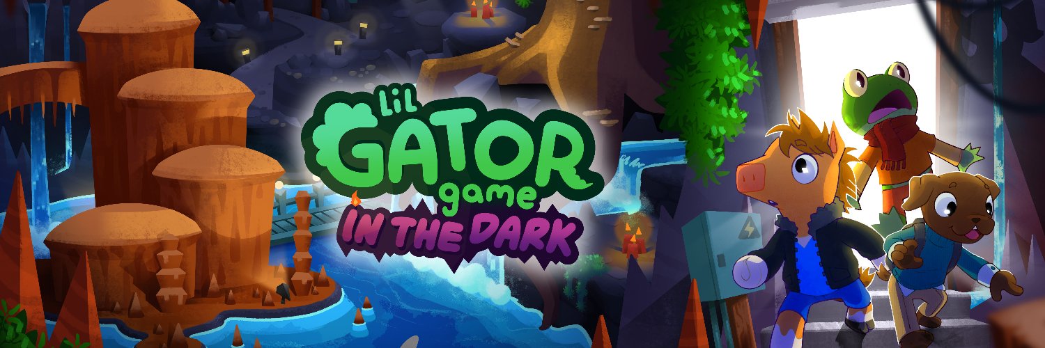 lil gator game: IN THE DARK's banner