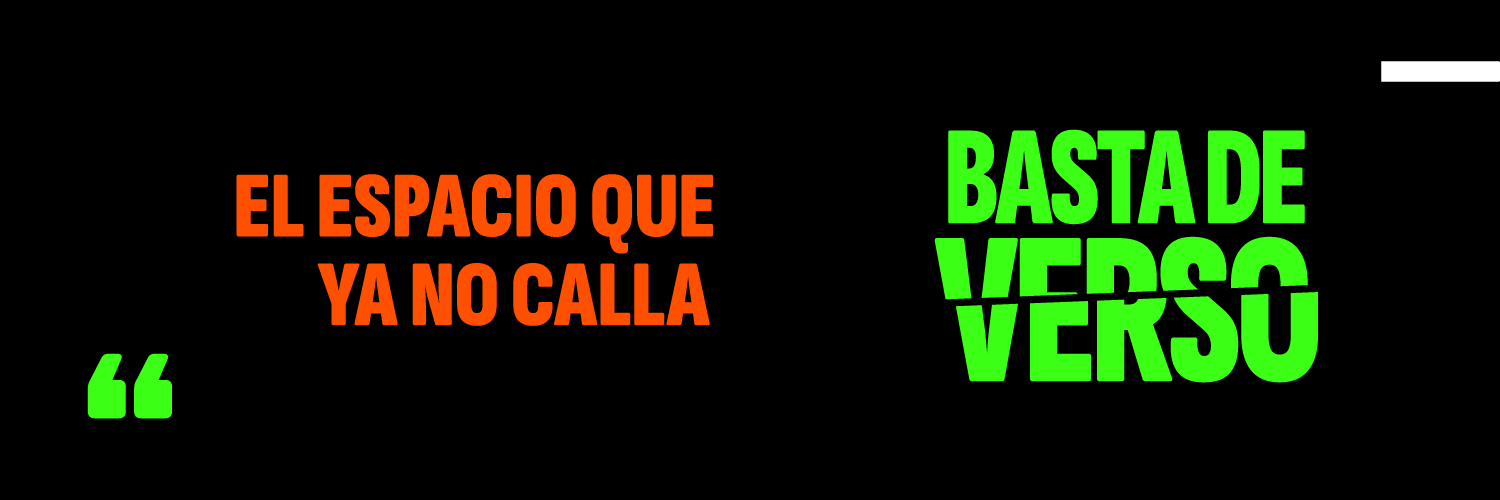Basta de Verso's banner