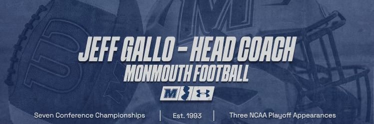Coach Jeff Gallo's banner