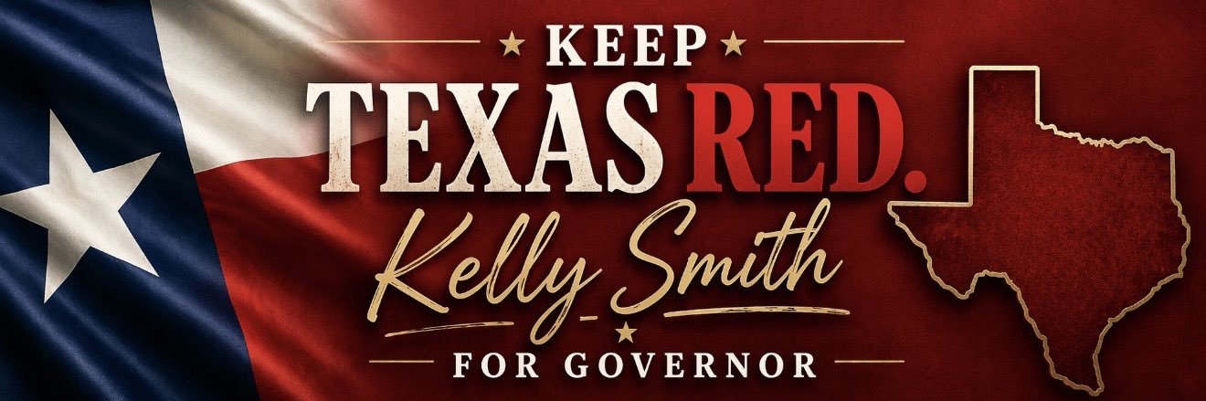 Kelly for Texas's banner