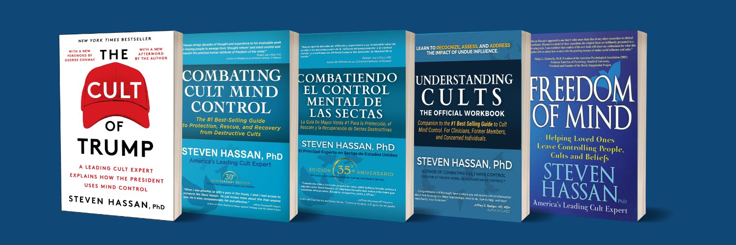 Steven Hassan, PhD's banner