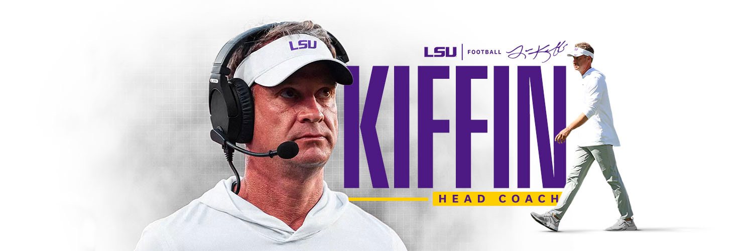 LSU Football's banner