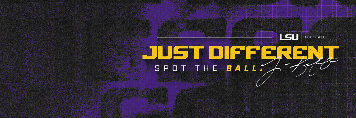 LSU Football's banner