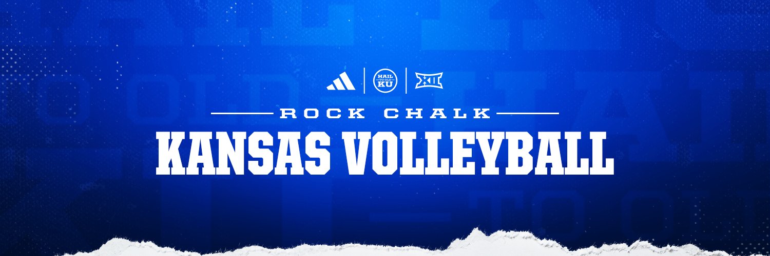 Kansas Volleyball's banner