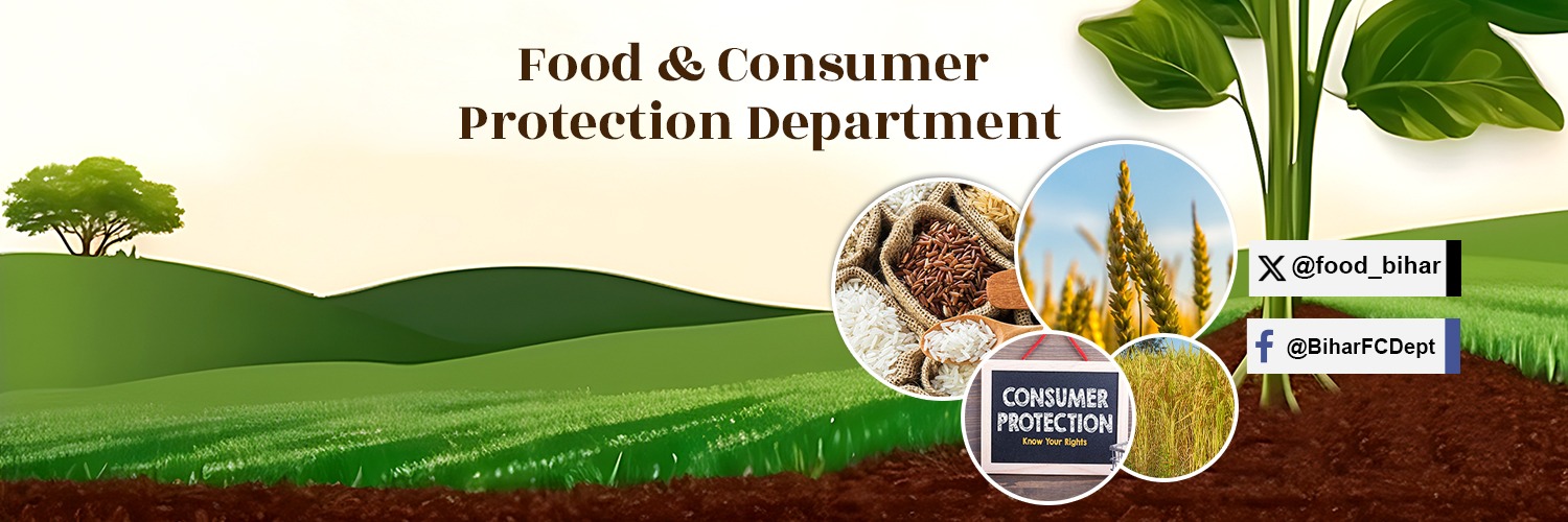 Food & Consumer Protection Dept. Bihar's banner