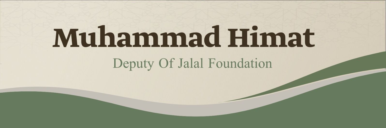 Muhammad Himat محمد همت's banner