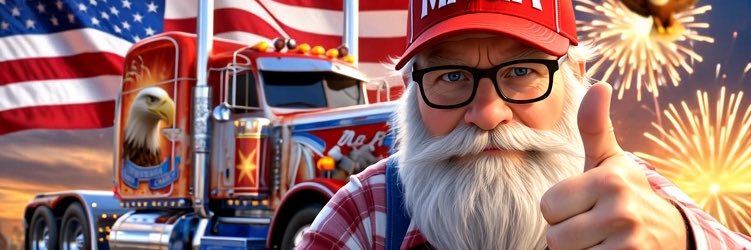 Trucker Dan's banner