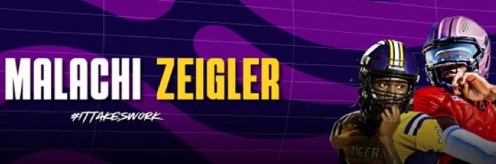 Malachi Zeigler's banner