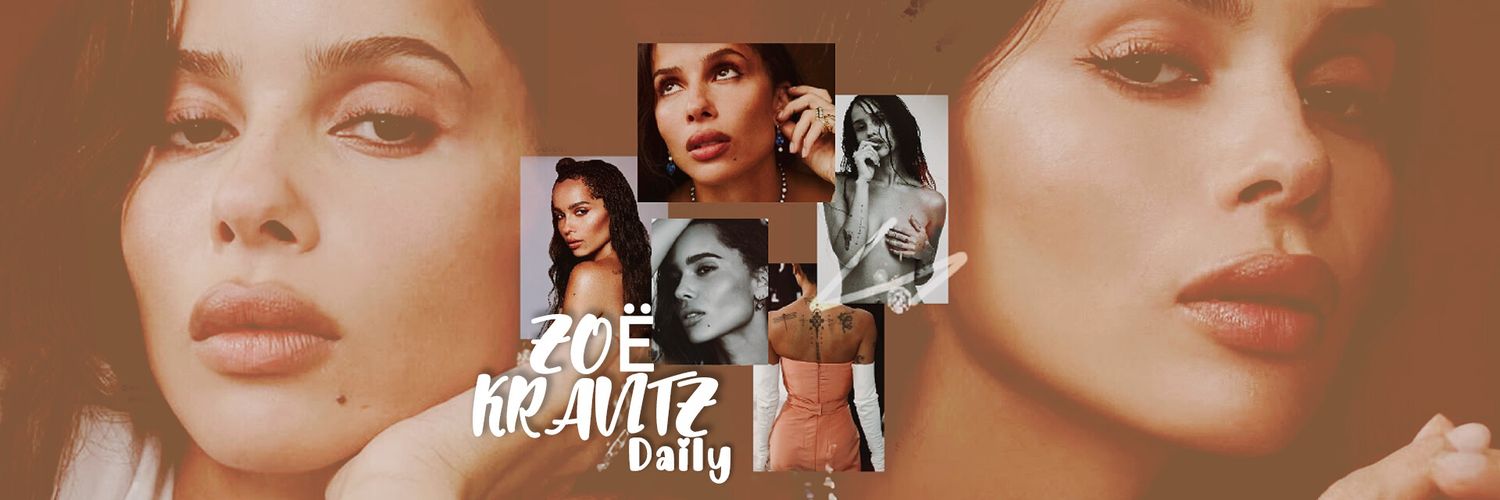 zoë kravitz daily's banner