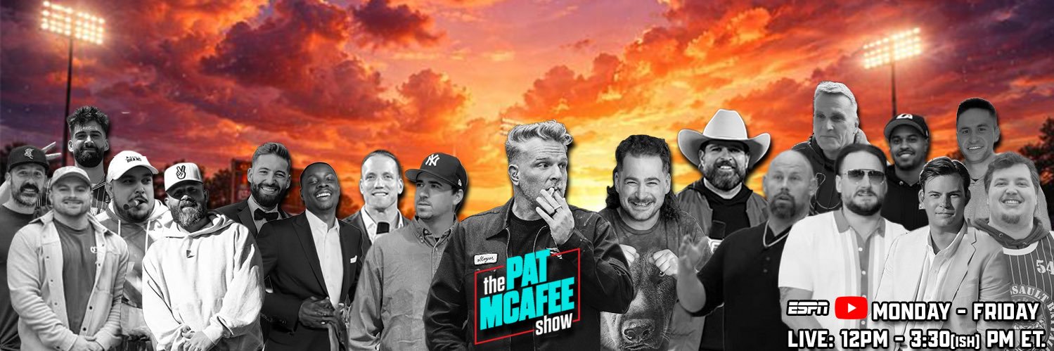 Pat McAfee's banner