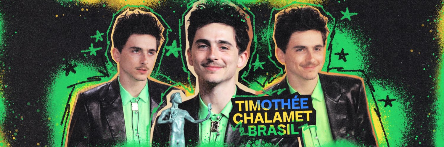 Timothée Chalamet Brasil's banner