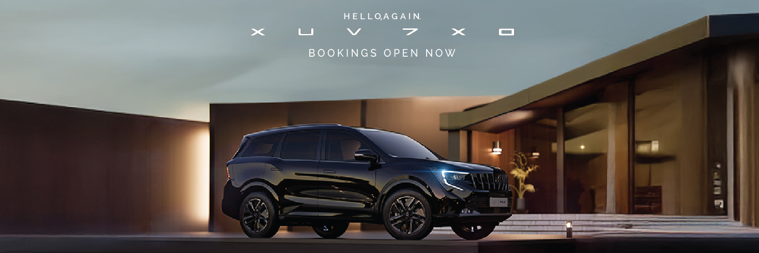 Mahindra XUV 7XO's banner