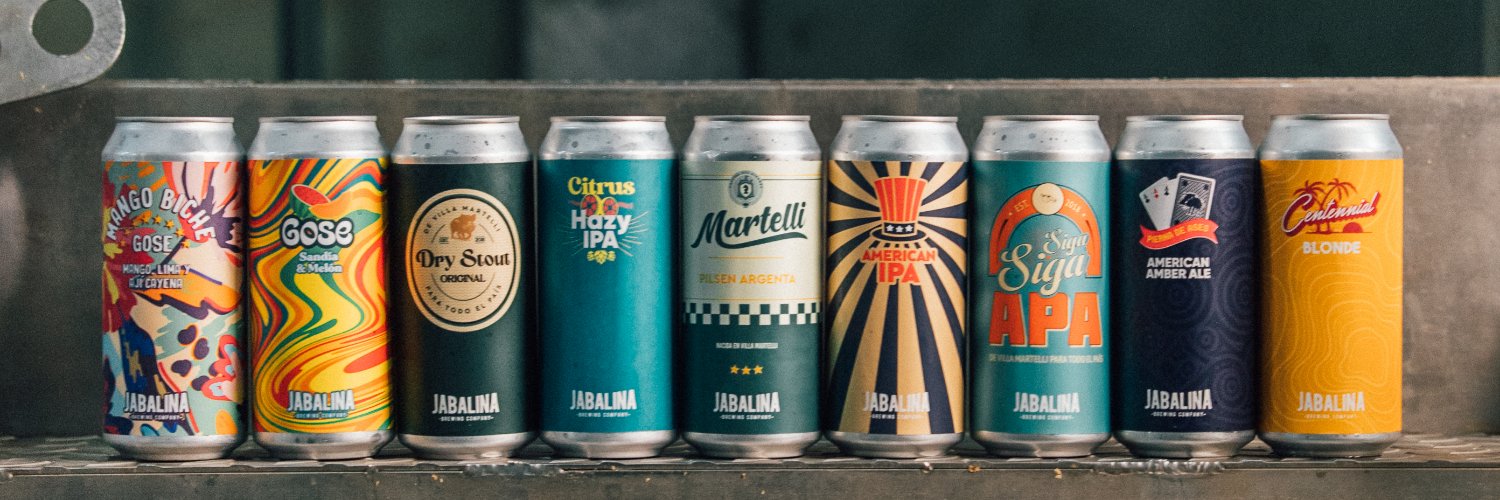 Cerveza Jabalina's banner