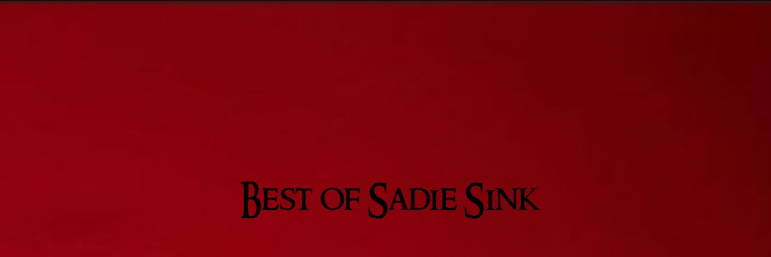 best of sadie sink's banner