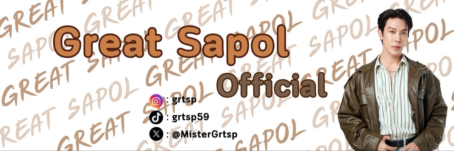 GreatSapol Official - เกรท สพล's banner