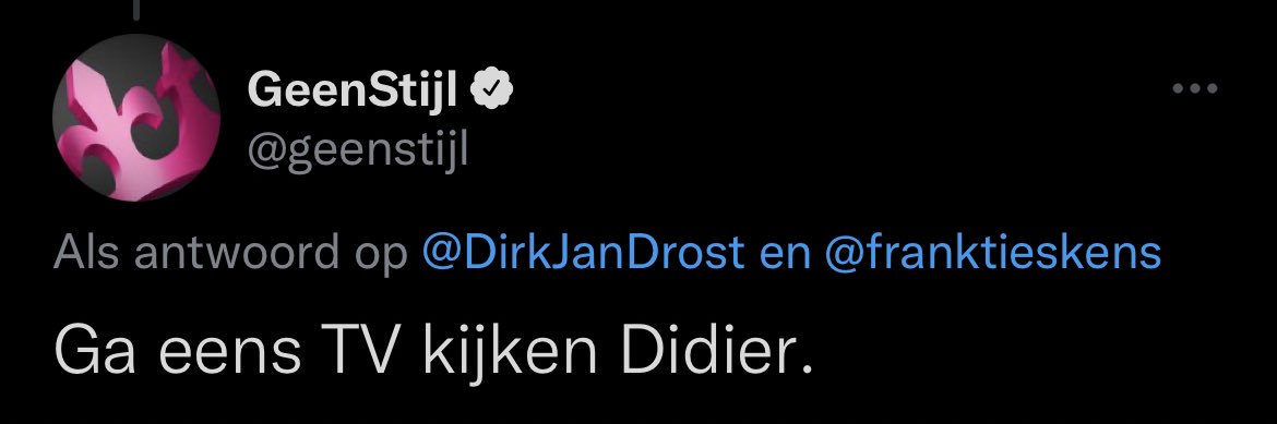 Dirk-Jan Drost's banner
