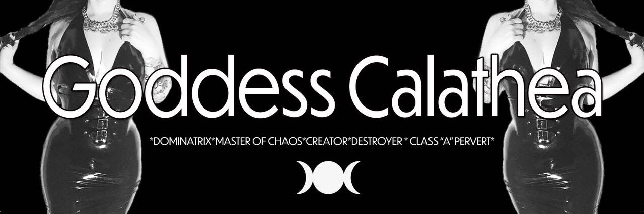 Goddess Calathea - Leeds Dominatrix's banner