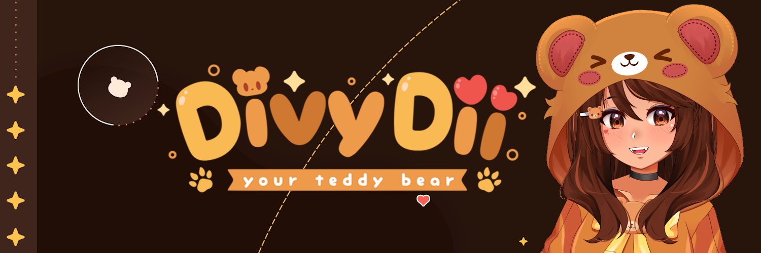 DivyDii 🧸🧡 Teddy Bear Vtuber's banner