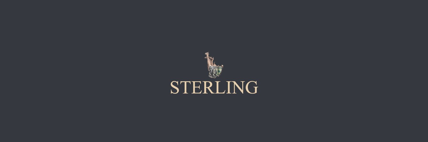 Sterling's banner