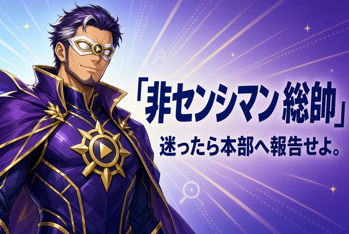 非センシマン 総帥｜動画さがし司令部's banner
