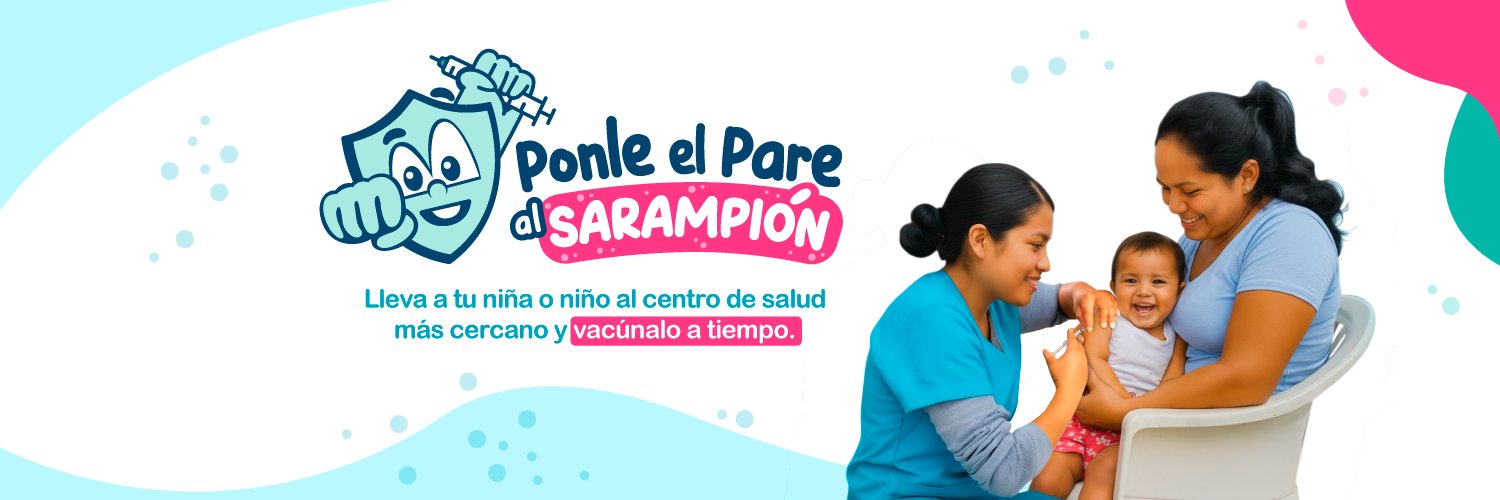 Ministerio de Salud's banner