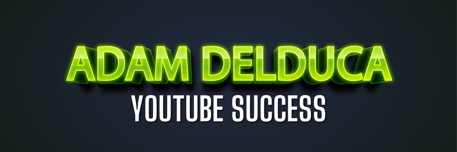 Adam | YouTube's banner