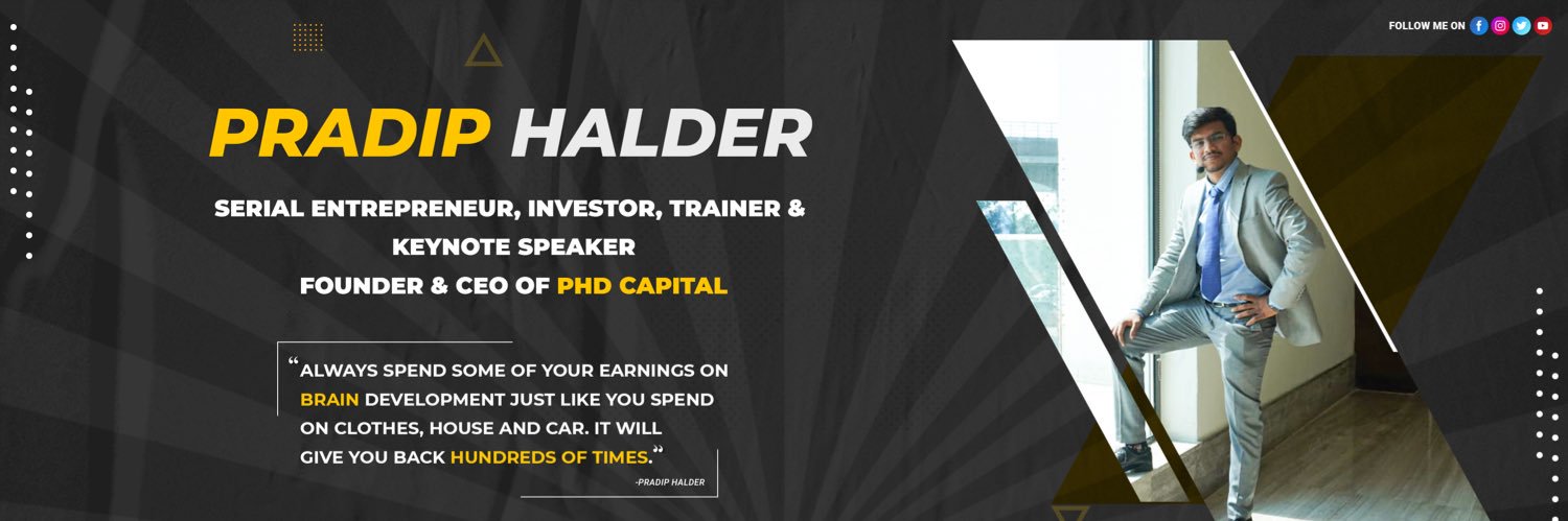 Pradip Halder's banner