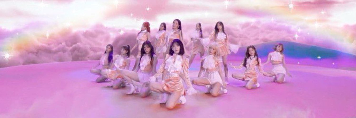 thinking about izone 💭's banner