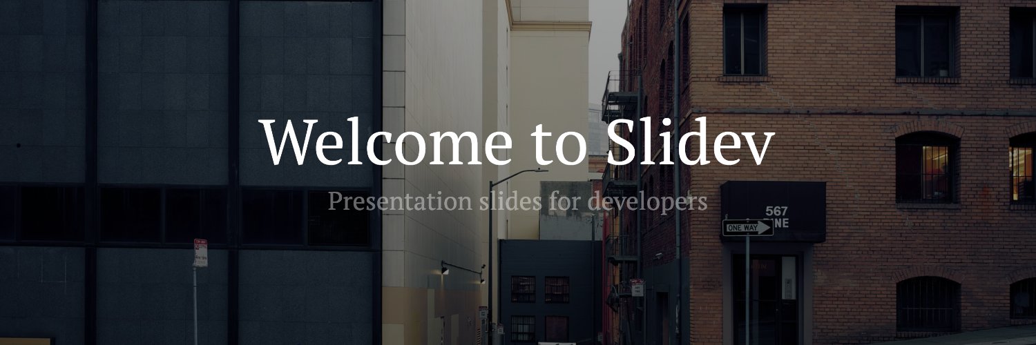 Slidev's banner