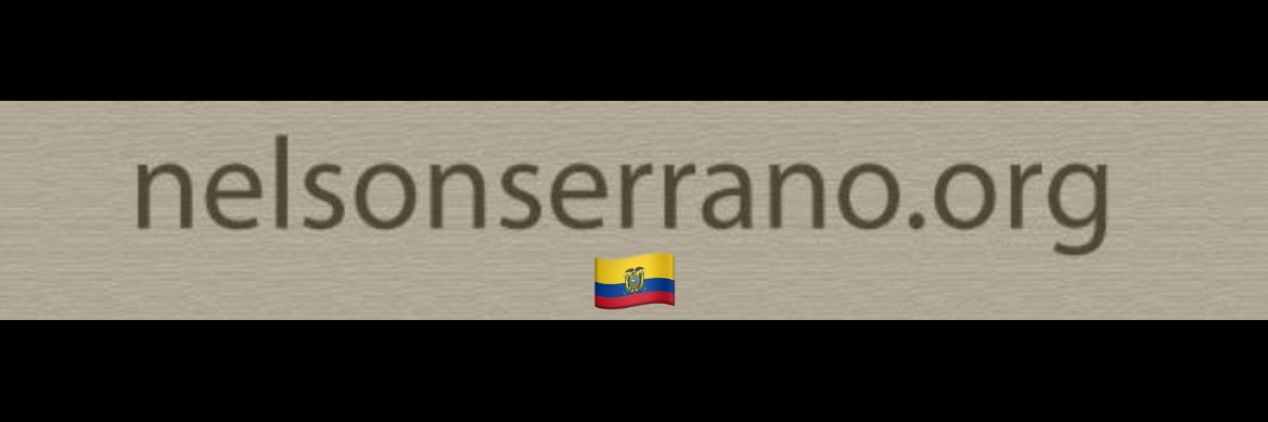 Libertad para NELSON SERRANO 🇪🇨's banner