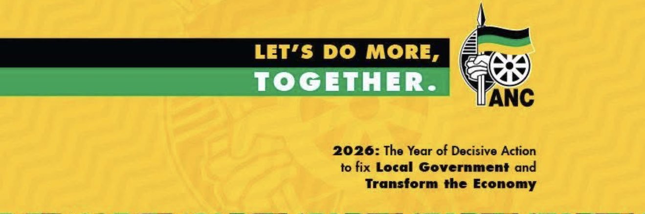 Gauteng ANC's banner