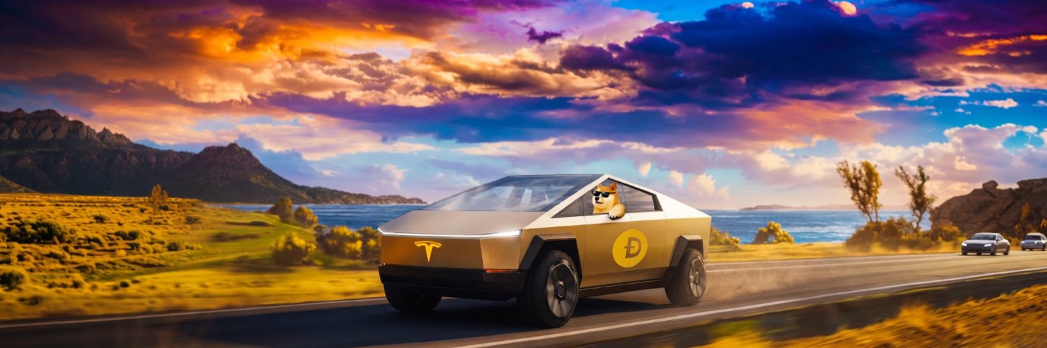Tesla Model Ðoge's banner