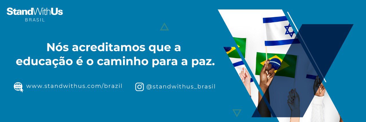 StandWithUs Brasil's banner