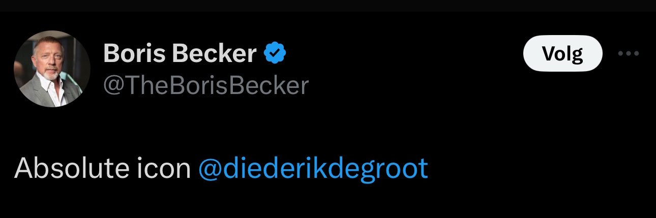Diederik de Groot's banner