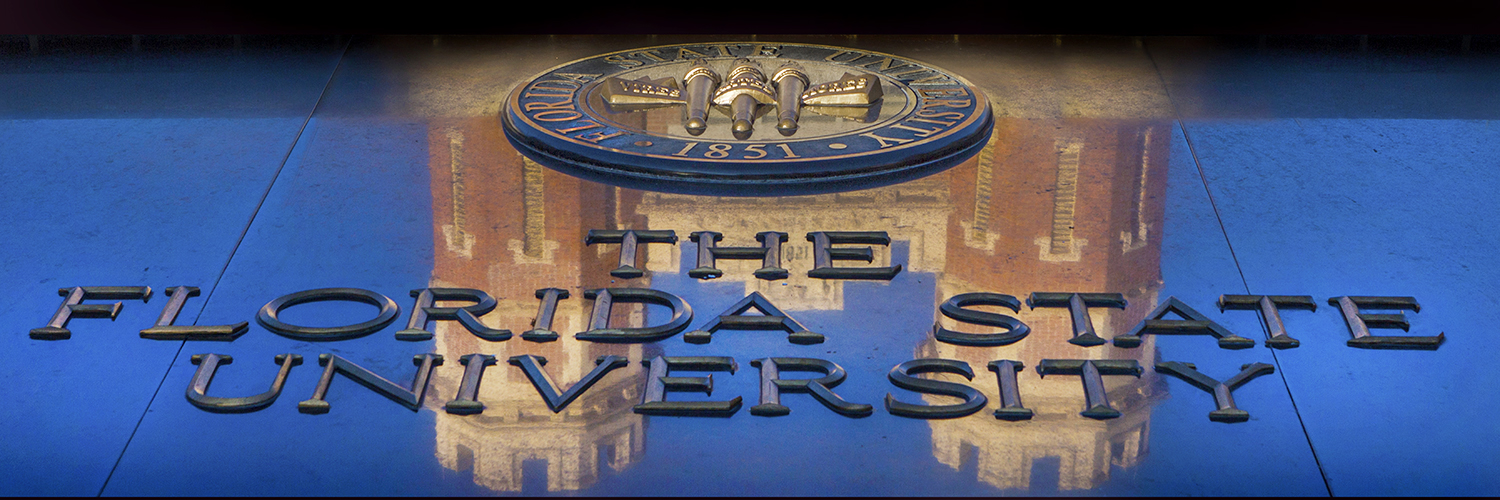 FSU President Richard McCullough's banner